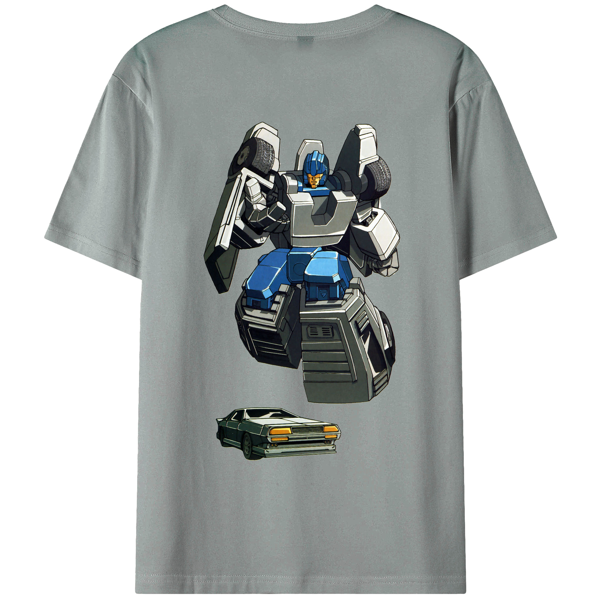 （画像用）  綿100％ メンズ半袖Tシャツ（バックプリント） 通気性